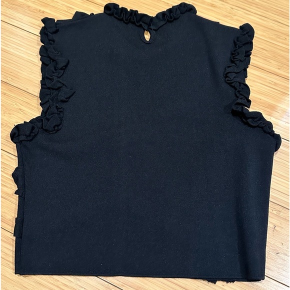 Zara Raffle Sleeveless Knit Top Size Small - Picture 4 of 7